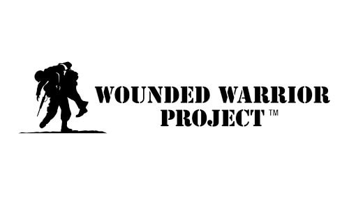 Black lettered Wounded Warrior Project logo